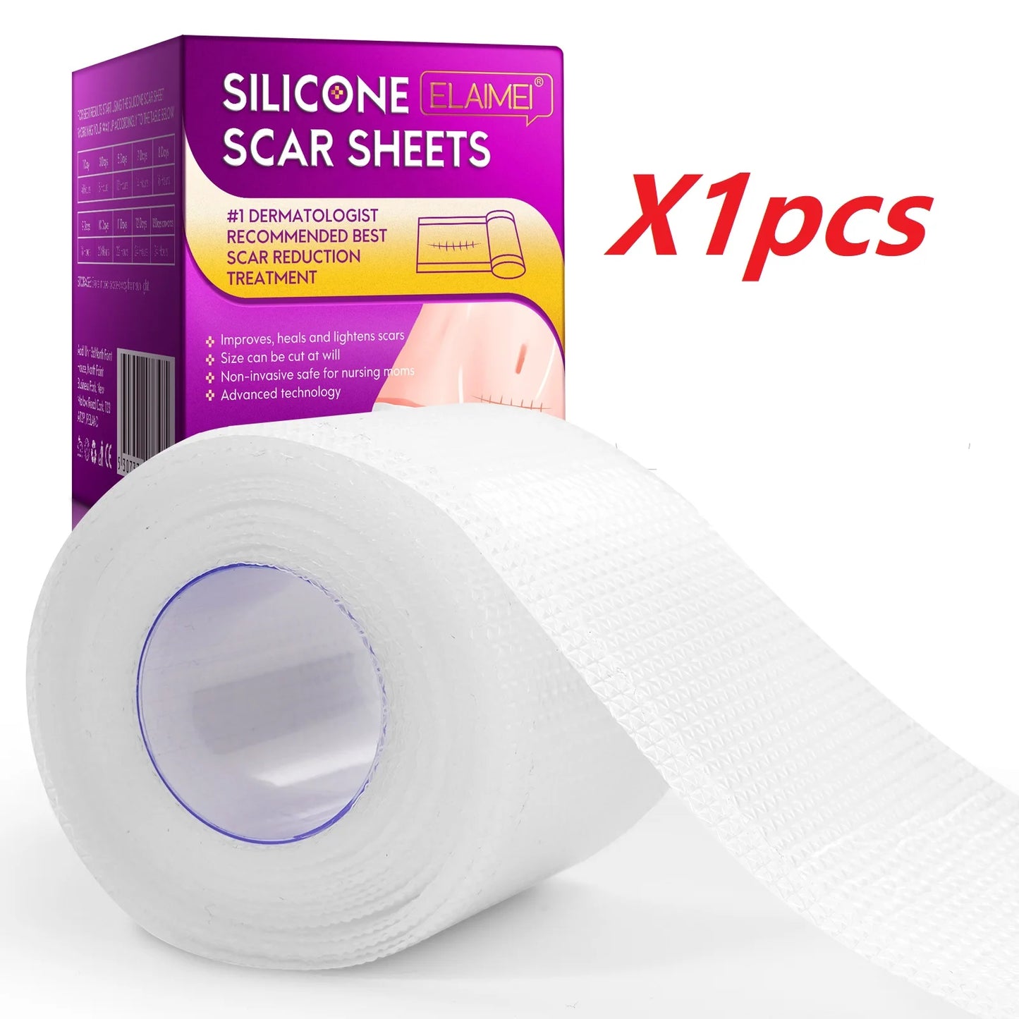 1/2Rolls Invisible Silicone Scar Sheets