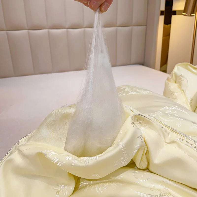 Silk Comforter Cool Duvet Bedding Quilt