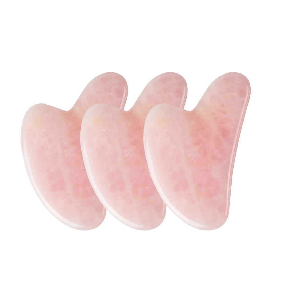 Rose Quartz Gua Sha For Face Massage