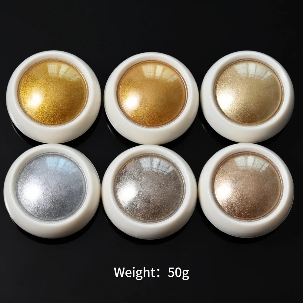 Elegant Mirror Chrome Effect Metallic Dust For Nail