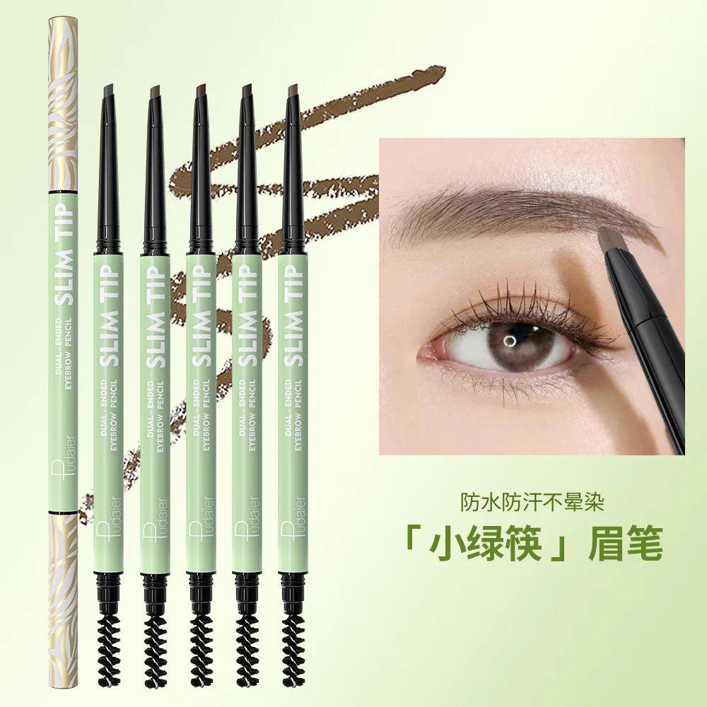 10-color double-tipped eyebrow pencil