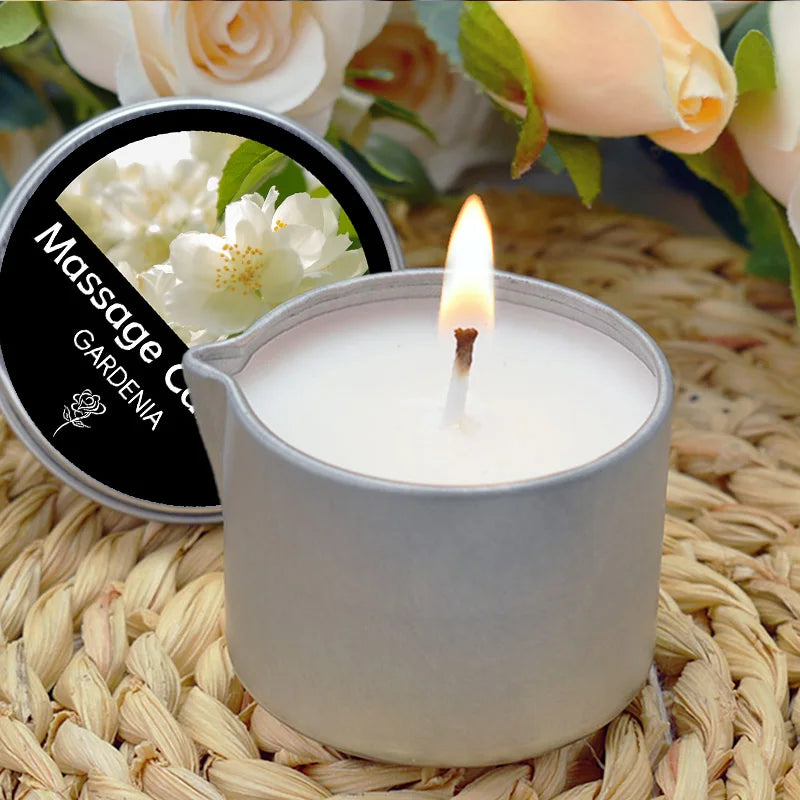 1pc Scented Candles,Low Temperature Massage Essential Oil Candle,Suitable for Bedroom Bathroom,SPA Flirtation Romantic home