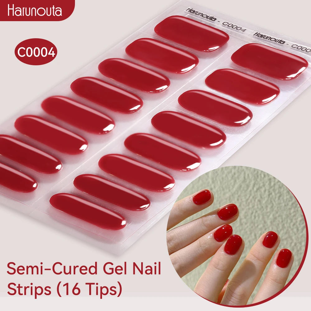 Semi Cured Gel Nail Sticker