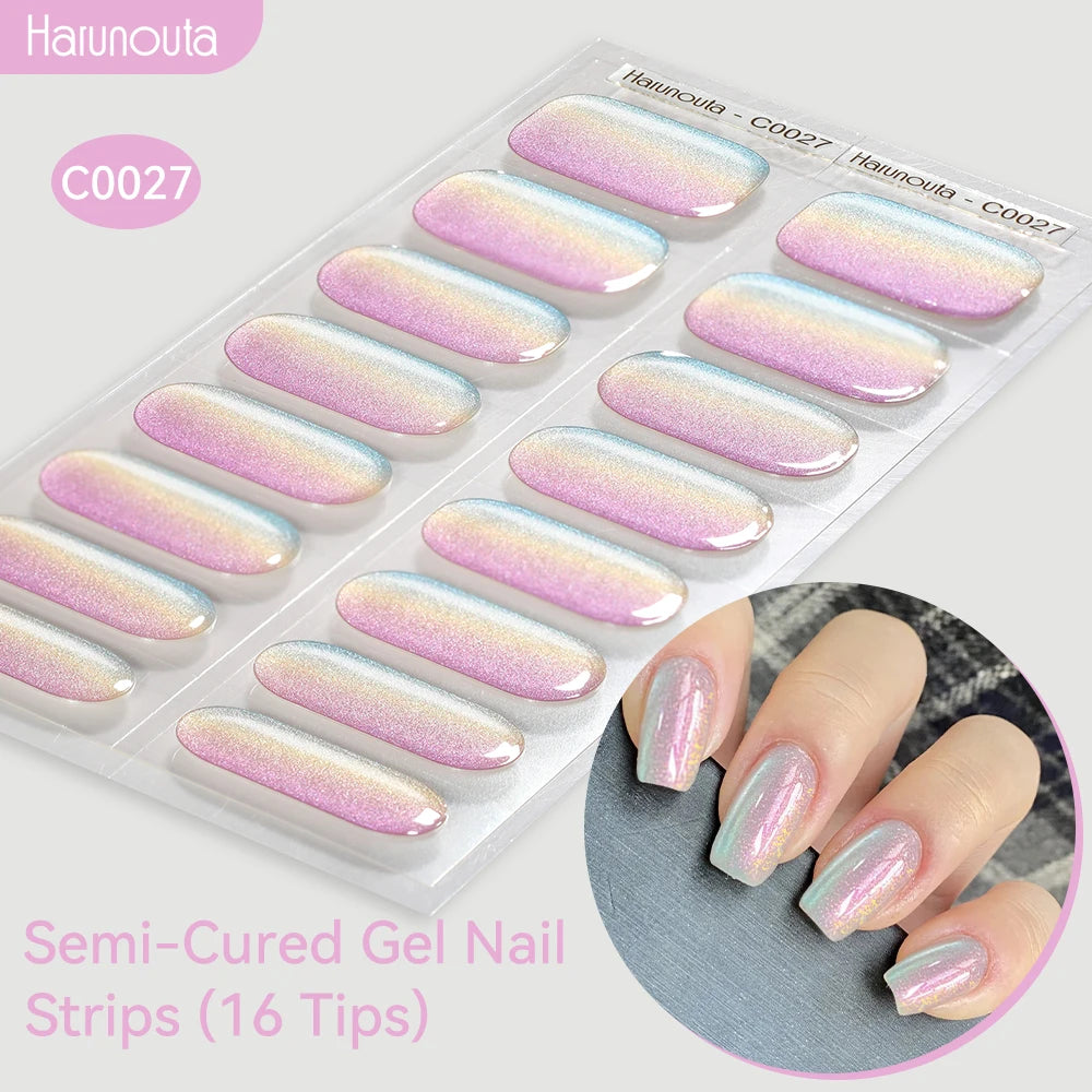 Semi Cured Gel Nail Sticker