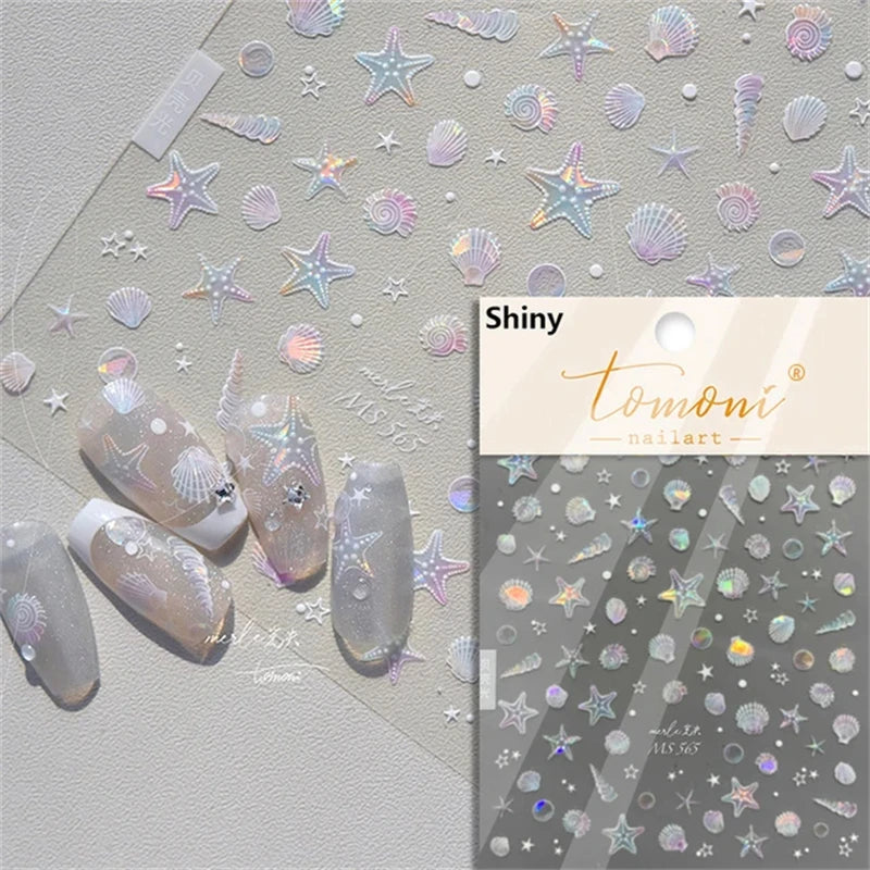 Soft Relief Decoration Nail Art Stickers