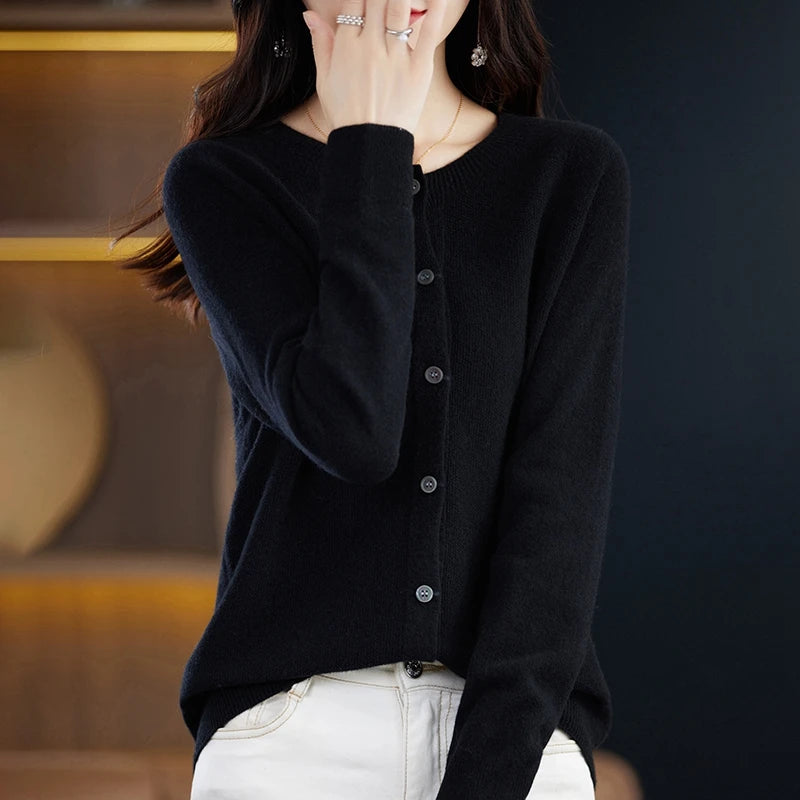 High-Grade Knit Cardigan Fashion Coat