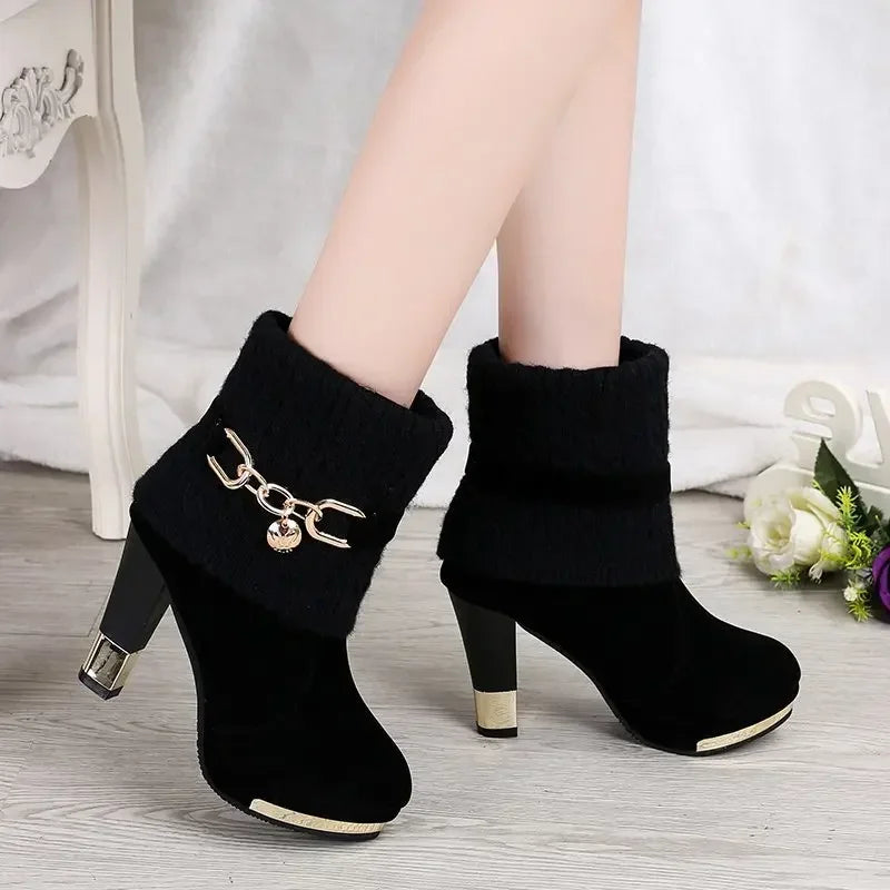 Women Super High Heels Platform Pumps Shoes