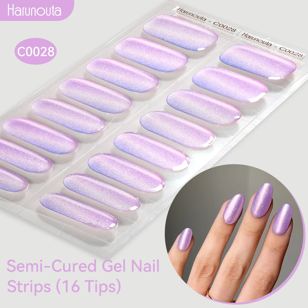 Semi Cured Gel Nail Sticker