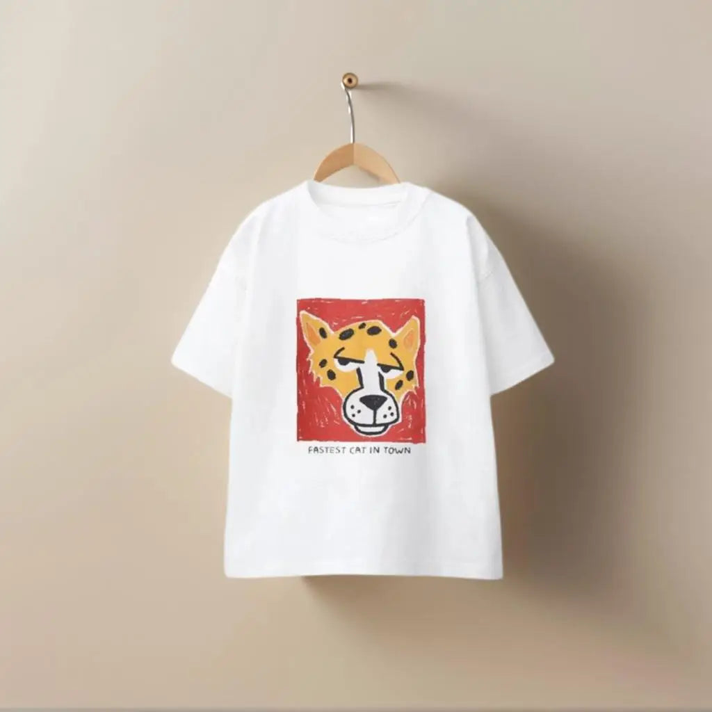 Children T-shirt Printed Cartoon Sport Shirt