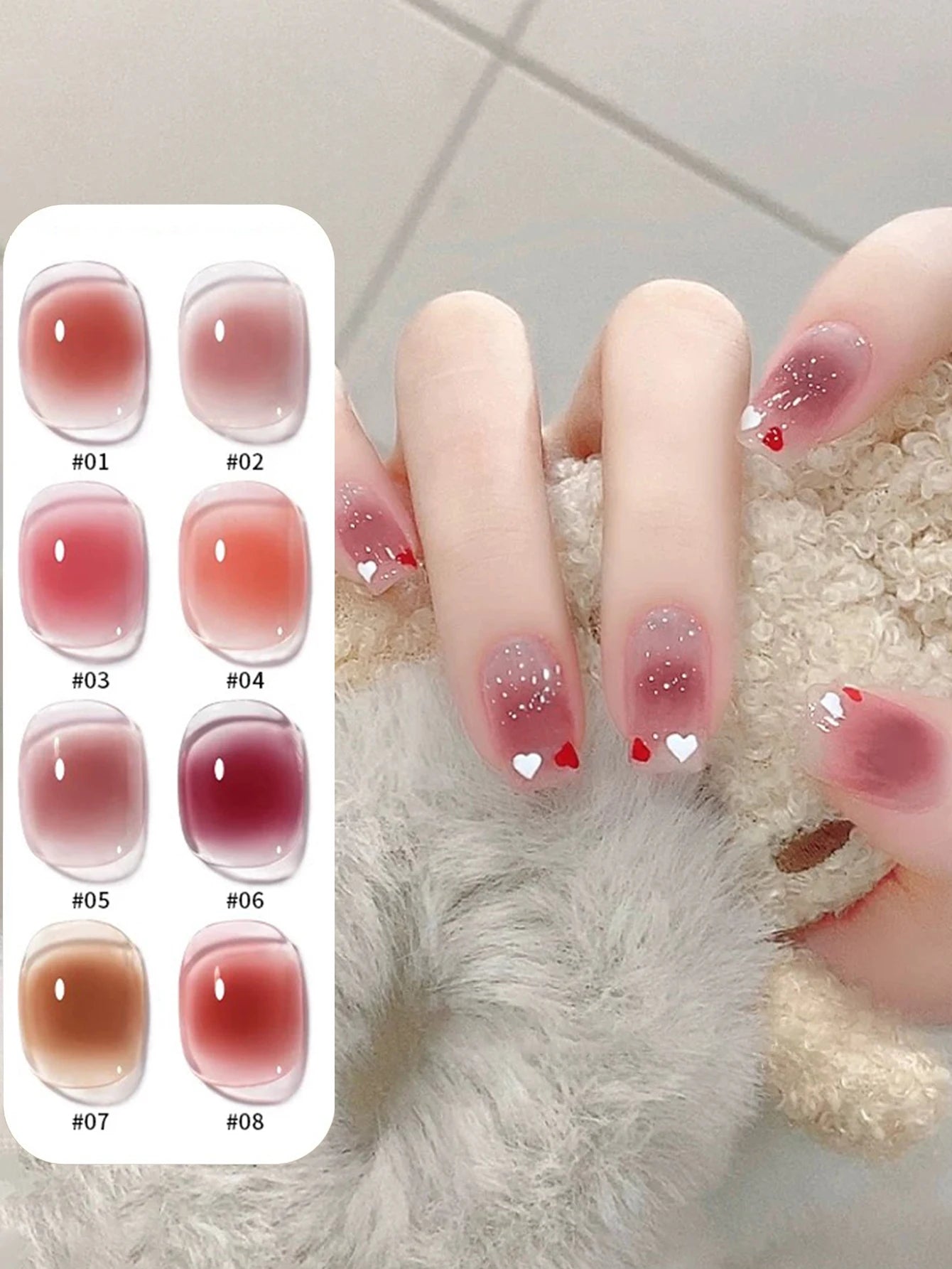 Pure Desire Blush Jelly Gel Nail Polish