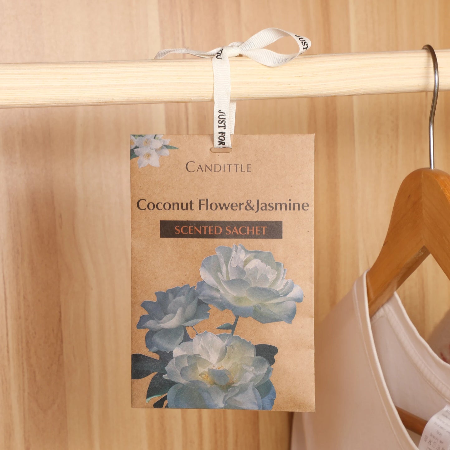 6 packs Oud Lavender Sandalwood Rose Coconut flower&Jasmine Scented Sachet Set for Closet Drawer Car Wardrobe,long last