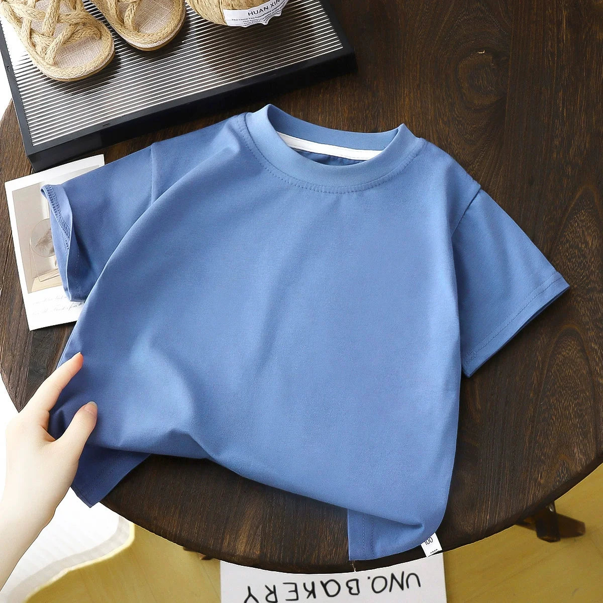Children's Elegant Cotton T-shirt Tops