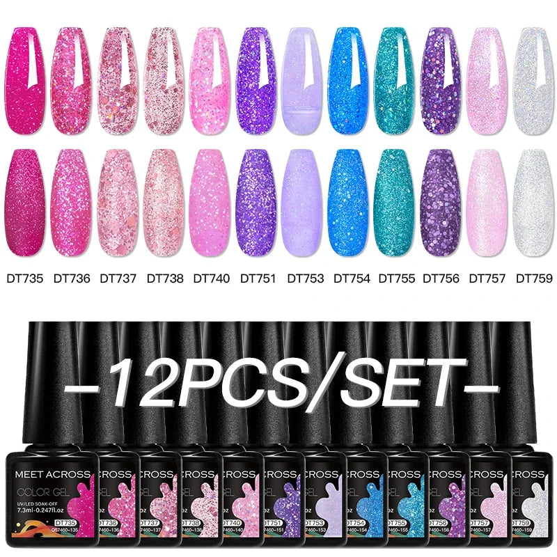 Gel Nail Polish Set UV Gel LED Nail Art