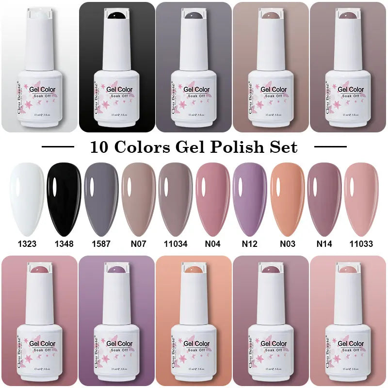 Gel Nail Polish Set