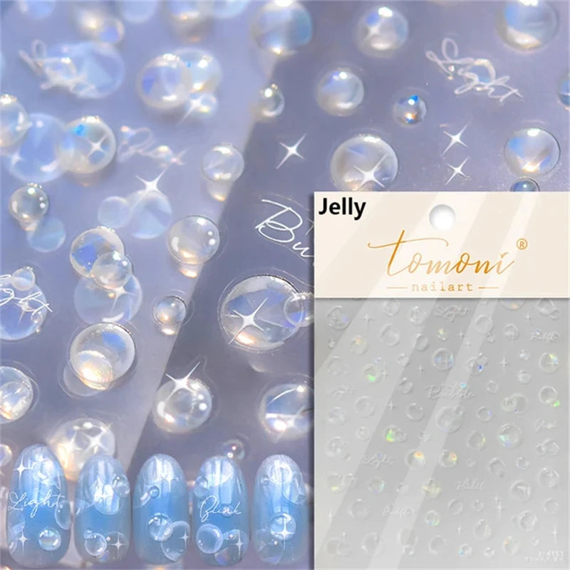 Soft Relief Decoration Nail Art Stickers