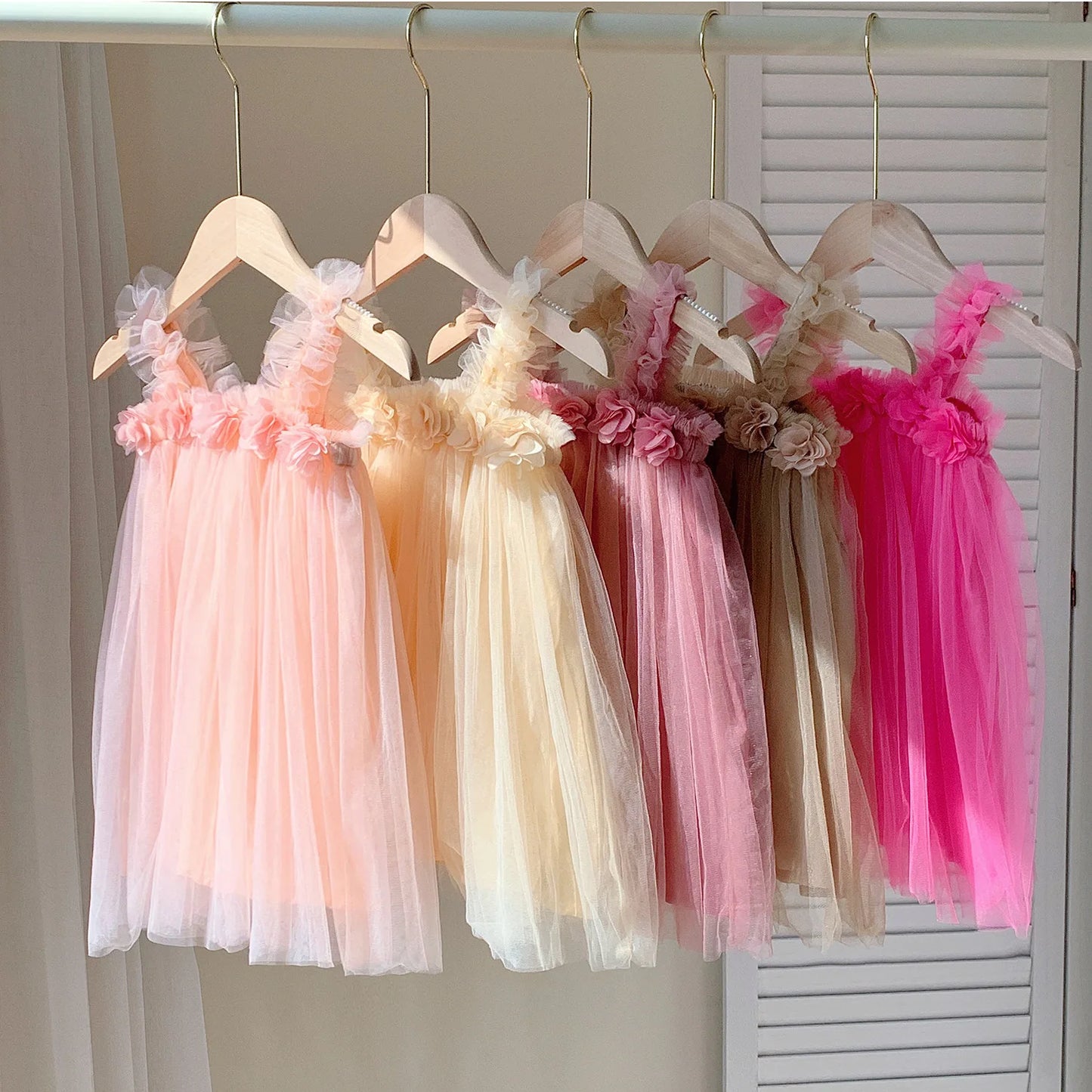 New Kids Suspended Floral Tutu Princess Dress