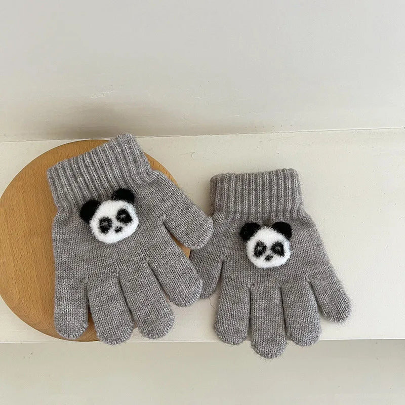Cartoon Children Woolen Knitted Glove