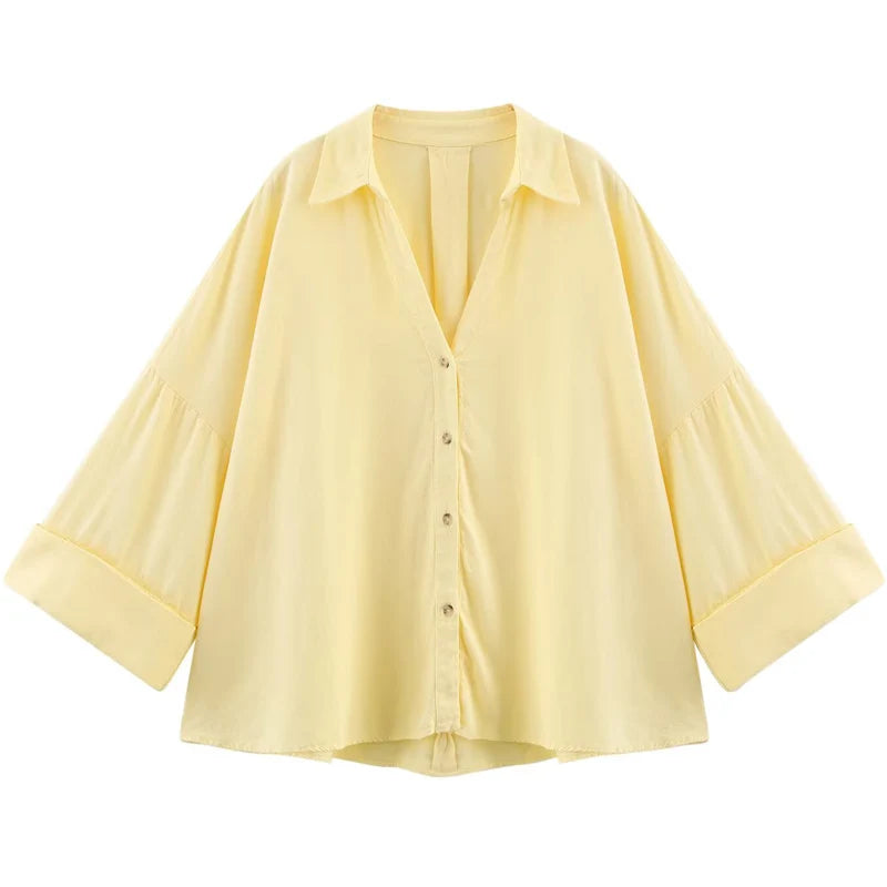 Women's Shirt Elegent Blouse Summer Shirt