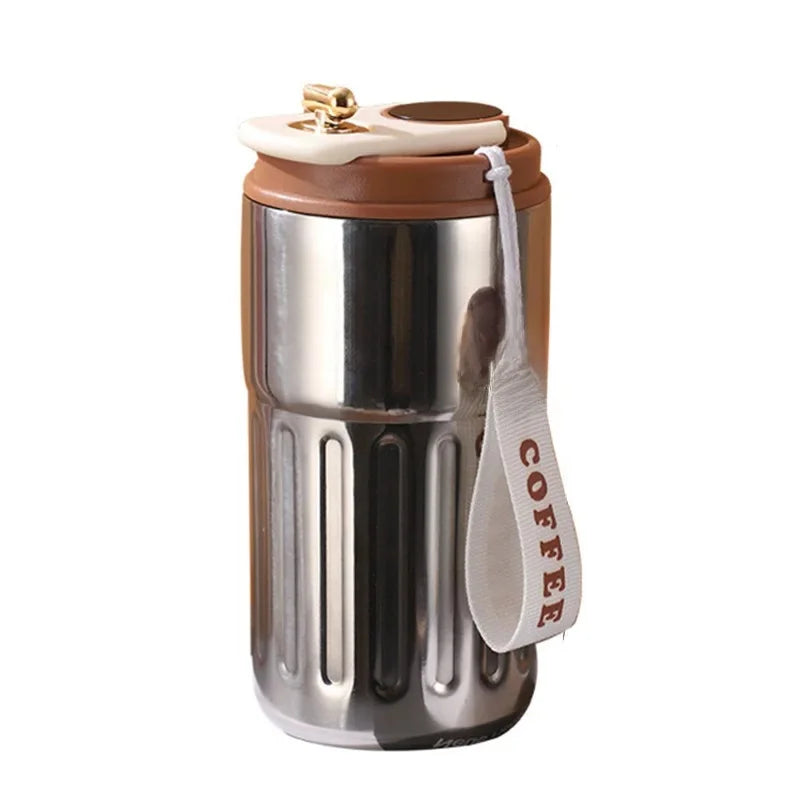 Seamless 316 Stainless Steel Insulated Coffee Cup Smart Temperature Display Office Car Water Bottle Portable Thermal Mug
