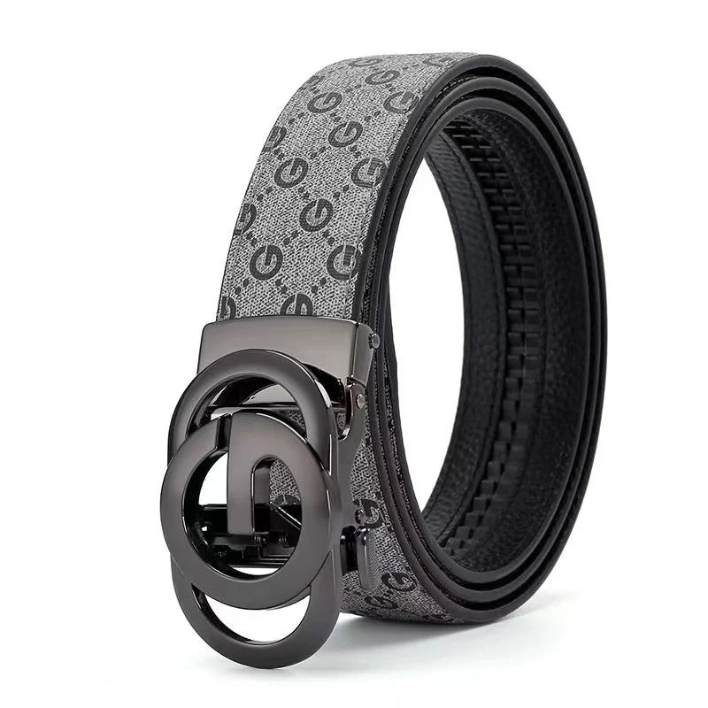 Top men's genuine leather fashion luxury belt