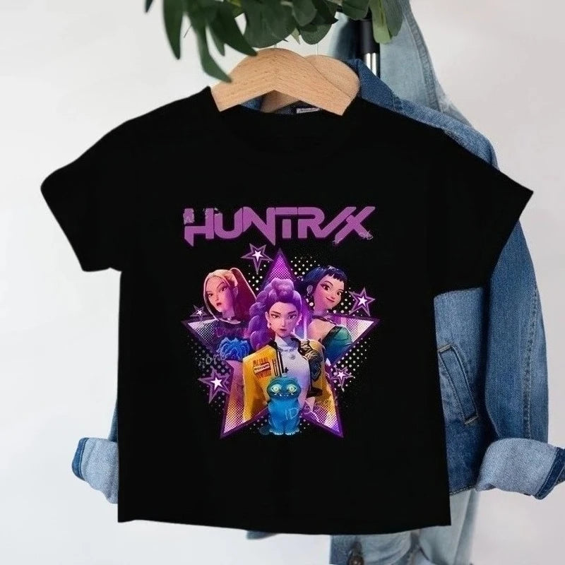 Kpop Demon Hunters Cartoon Tee Shirt