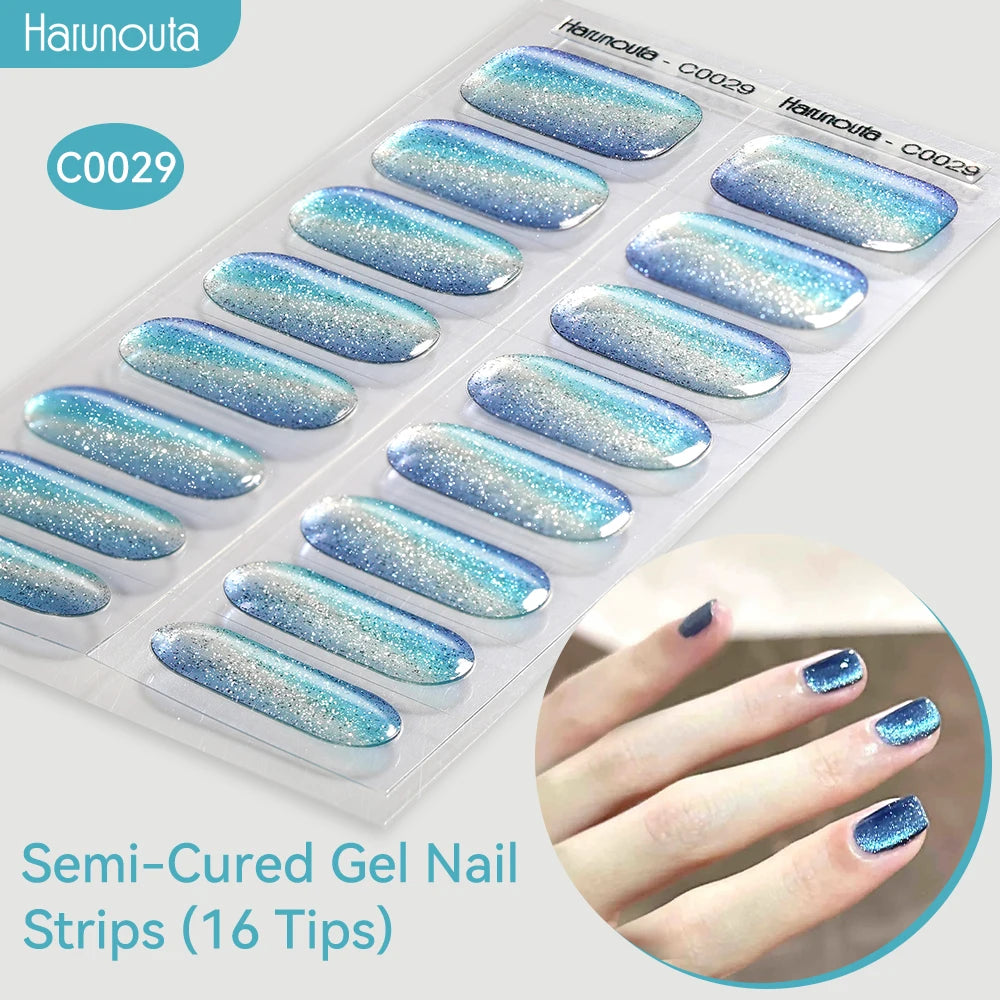 Gradient Semi Cured Gel Nail Strips