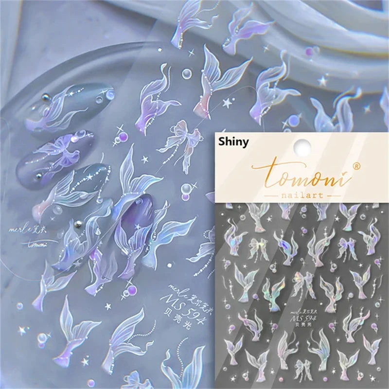 Soft Relief Decoration Nail Art Stickers