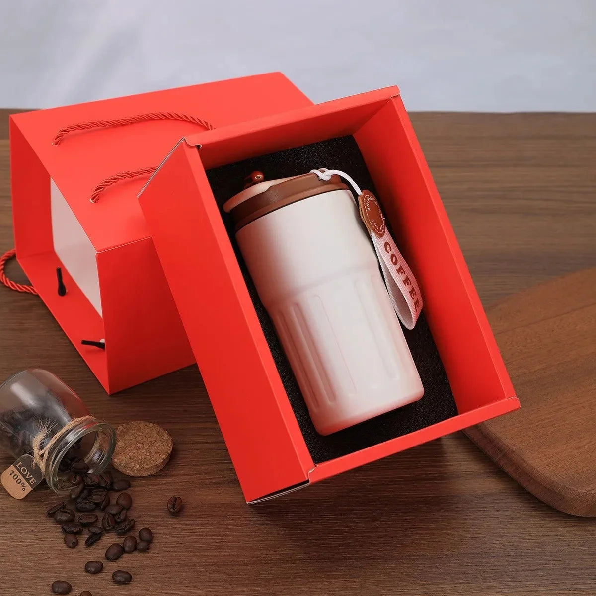 Seamless 316 Stainless Steel Insulated Coffee Cup Smart Temperature Display Office Car Water Bottle Portable Thermal Mug