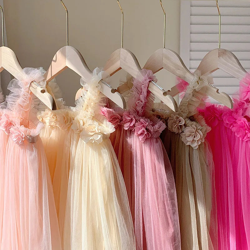 New Kids Suspended Floral Tutu Princess Dress