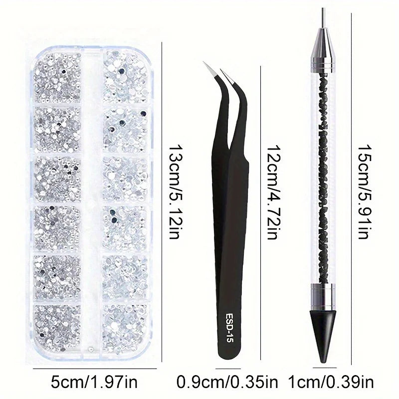 3 D Crystal Decorations Glitter Crystal Gem