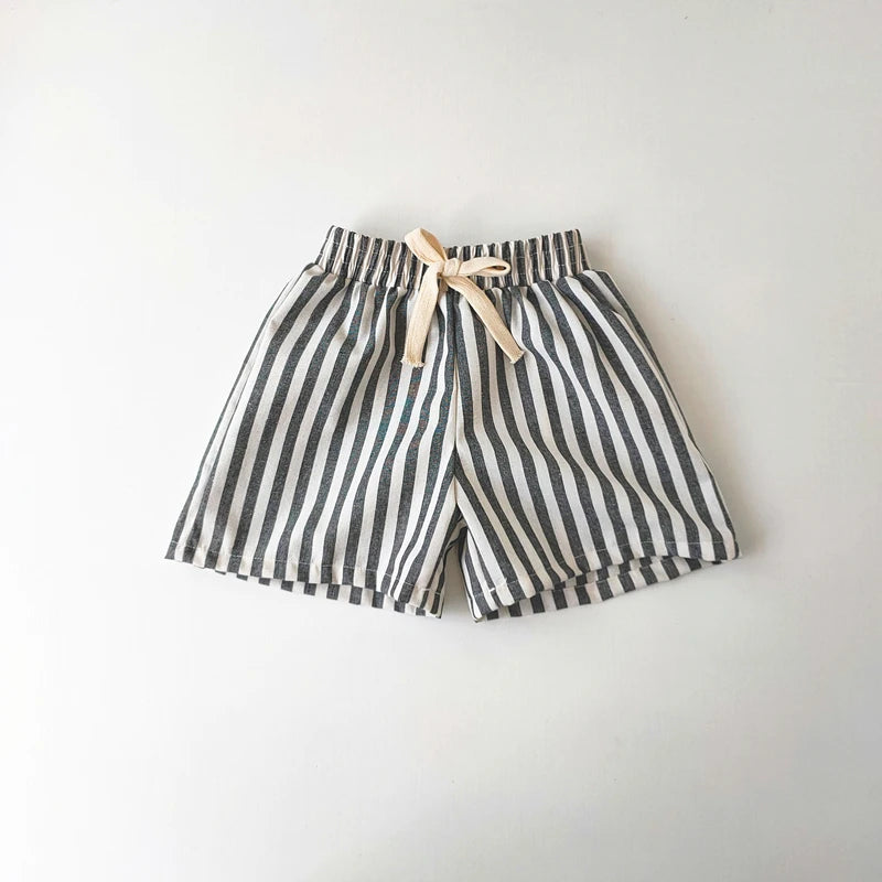 Children's Vintage Linen Cotton Stripe Pants