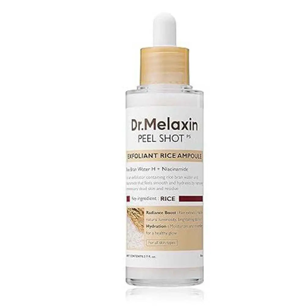 Peel Shot White And Black Rice Exfoliating Serum & Cream