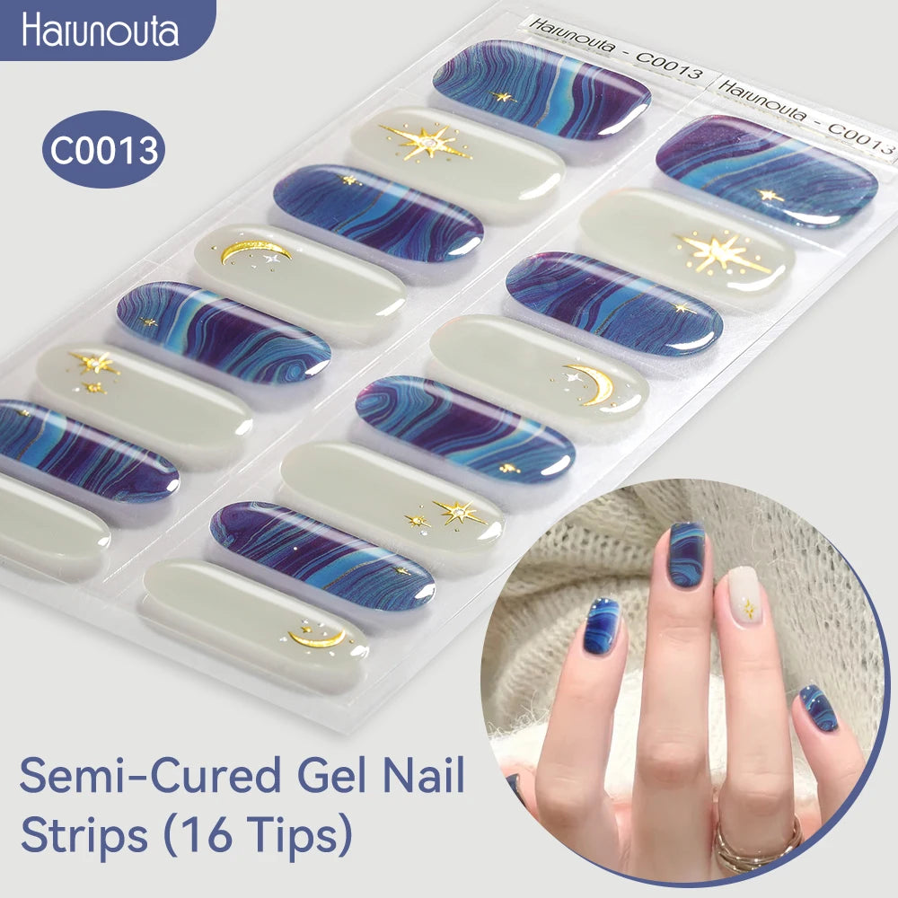 Semi Cured Gel Nail Sticker