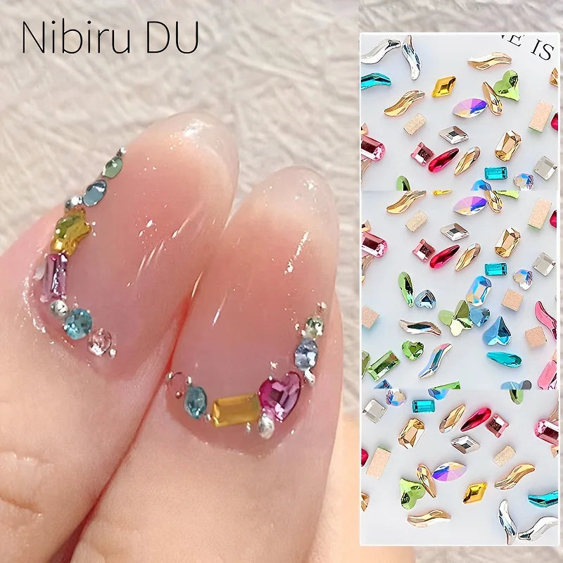 300/100pcs Mini Nail Art Rhinestones