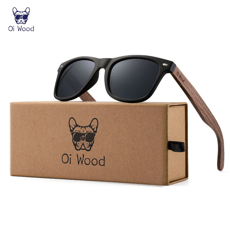 Natural Wooden Polarized Fashion Sun Glasses