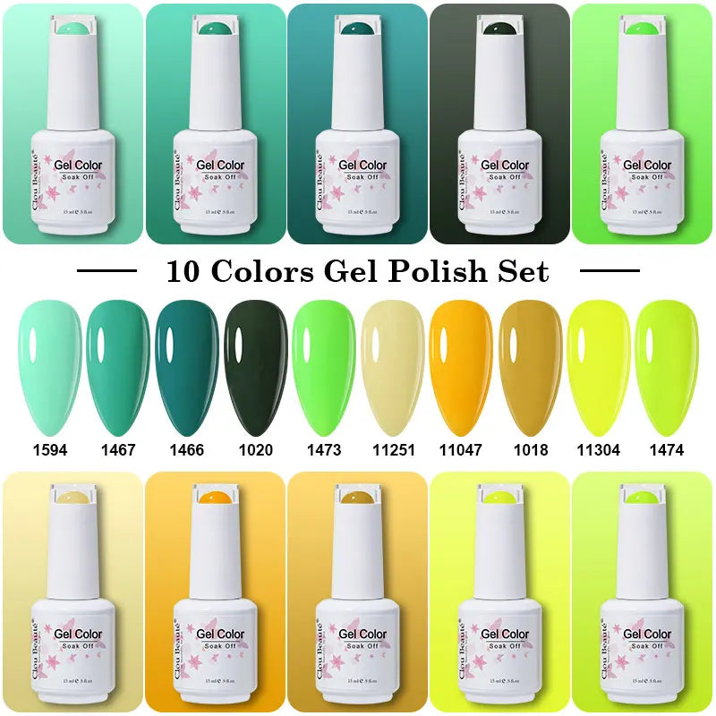 Gel Nail Polish Set