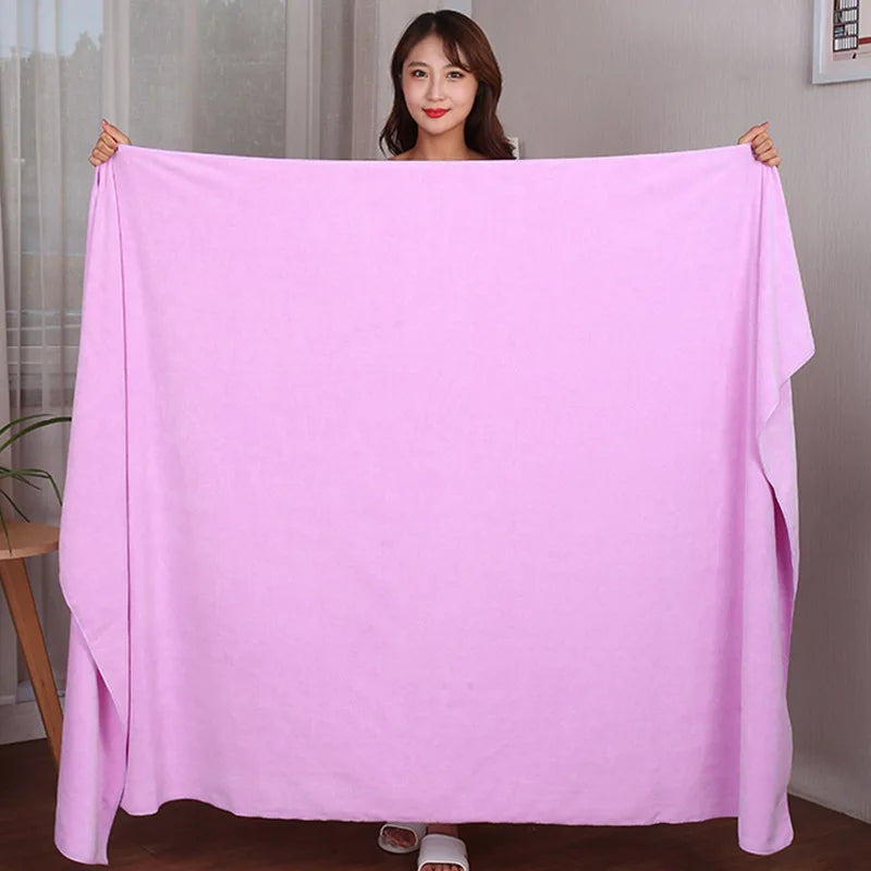 Extra large microfiber bath towel