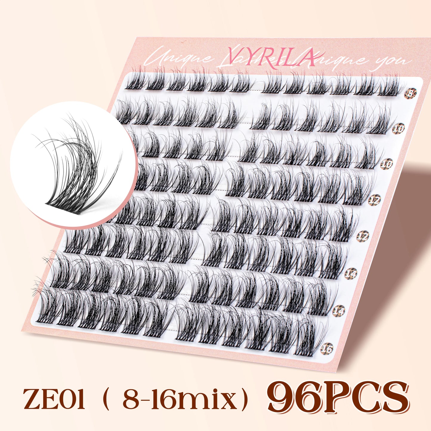 Fiber Eyelash Clusters