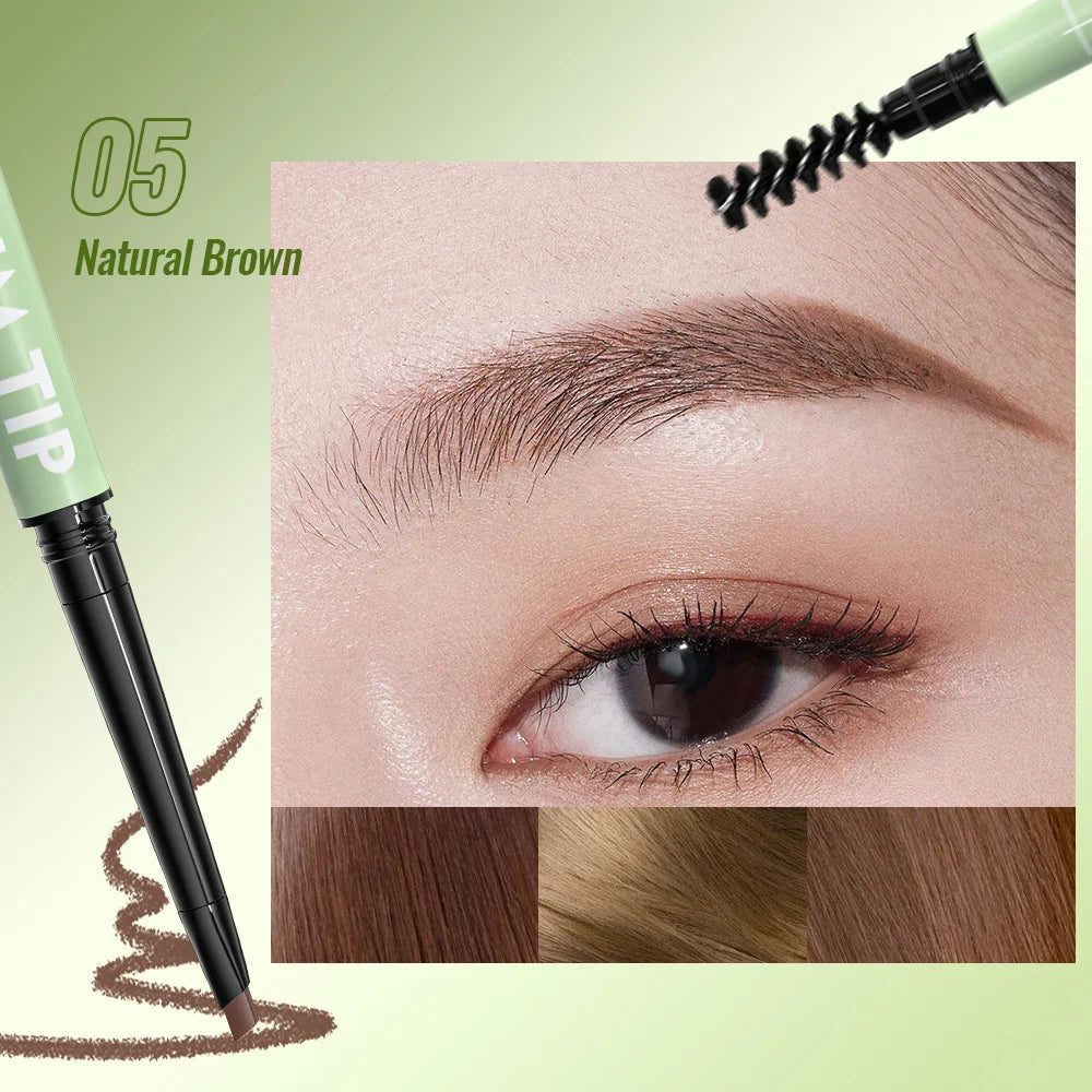 10-color double-tipped eyebrow pencil