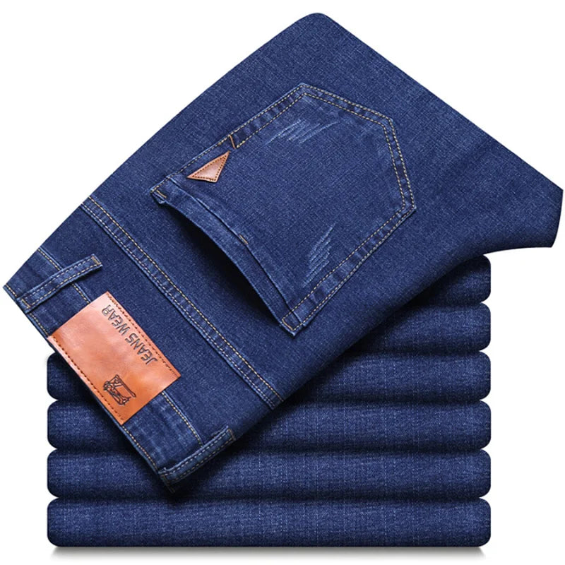 Classic Style Casual Stretch Slim Jean For Men