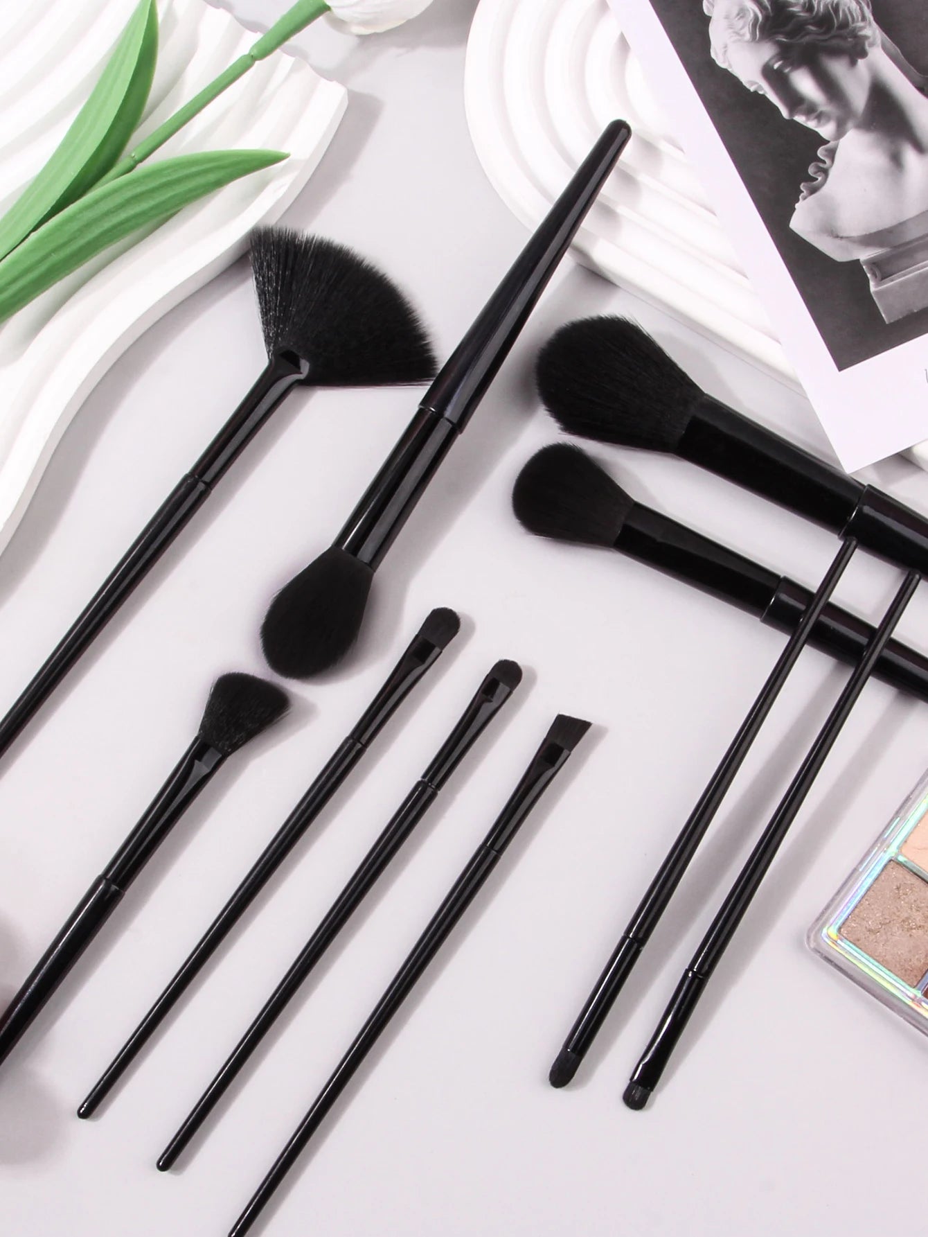 High-quality 10-piece soft makeup brush