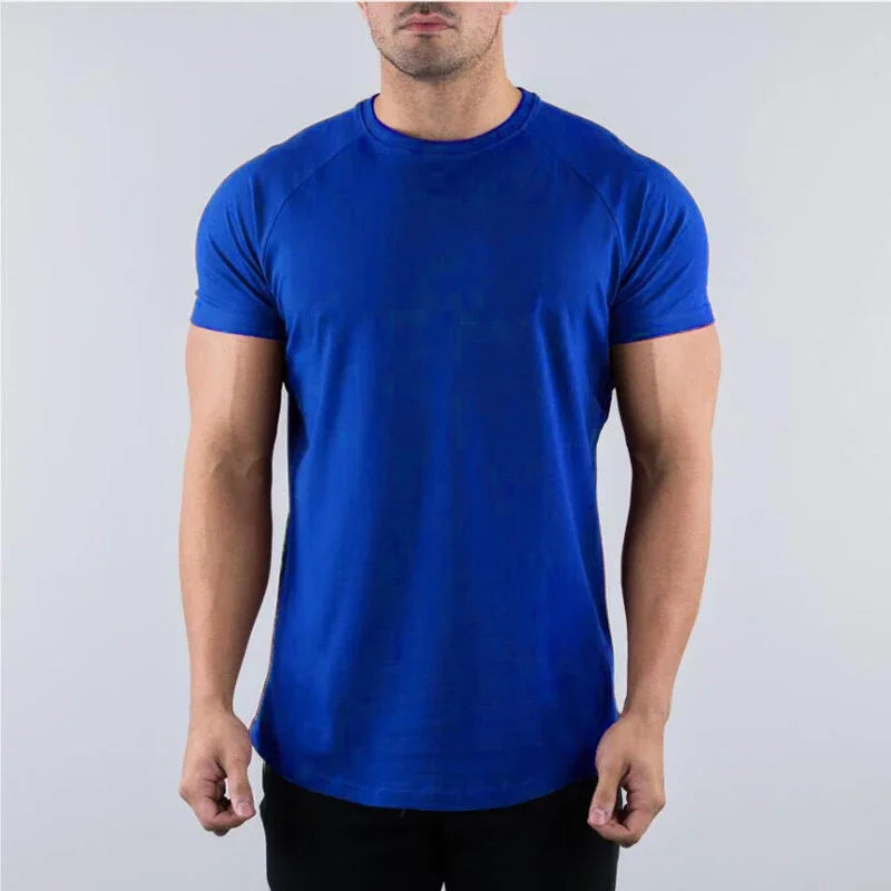 Plain Summer Cotton Breathable T-shirts for Men