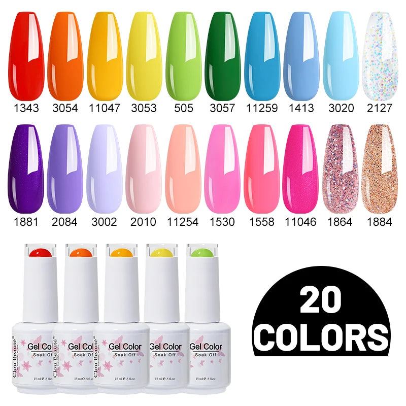 Gel Nail Polish Set