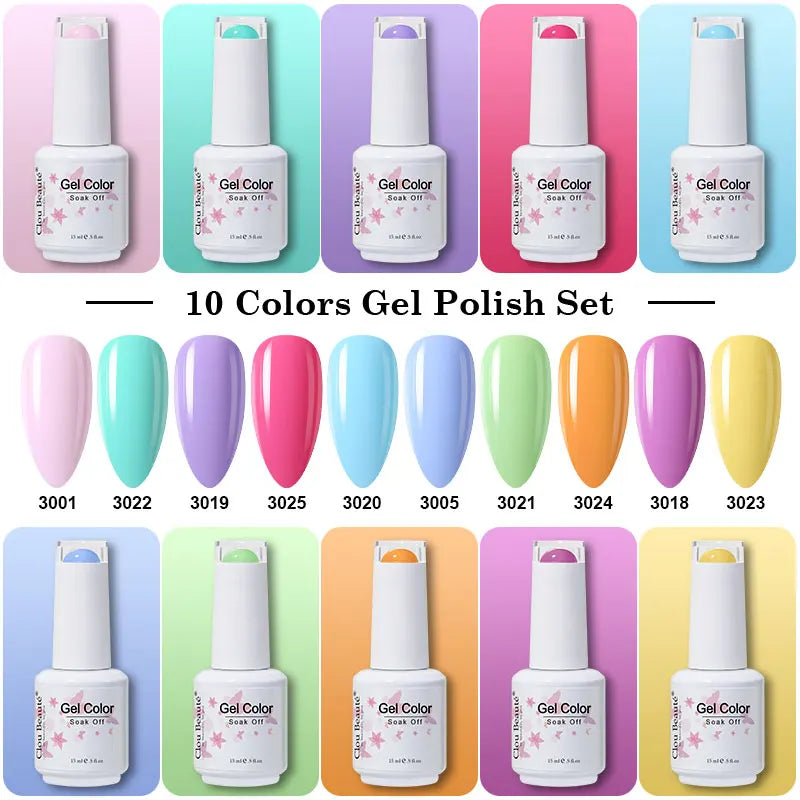 Gel Nail Polish Set