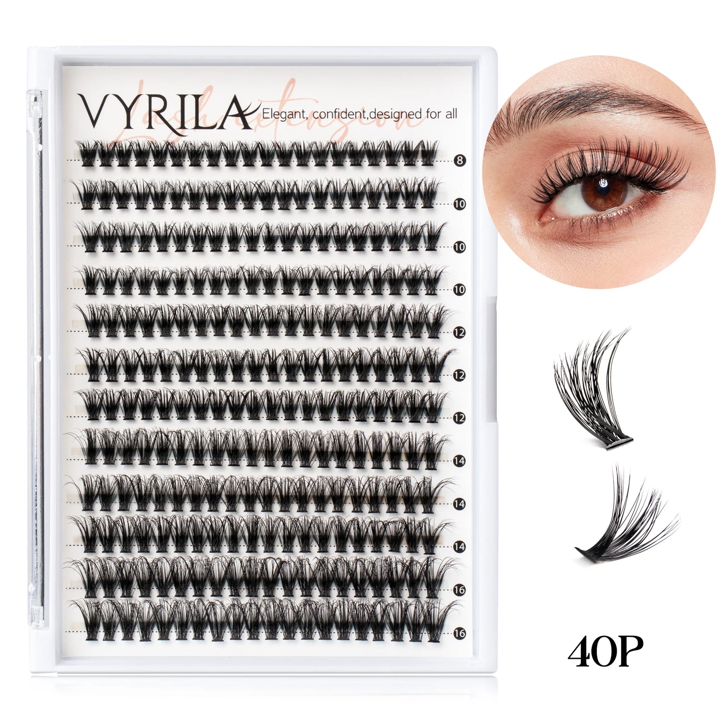 Individual Lashes Cluster