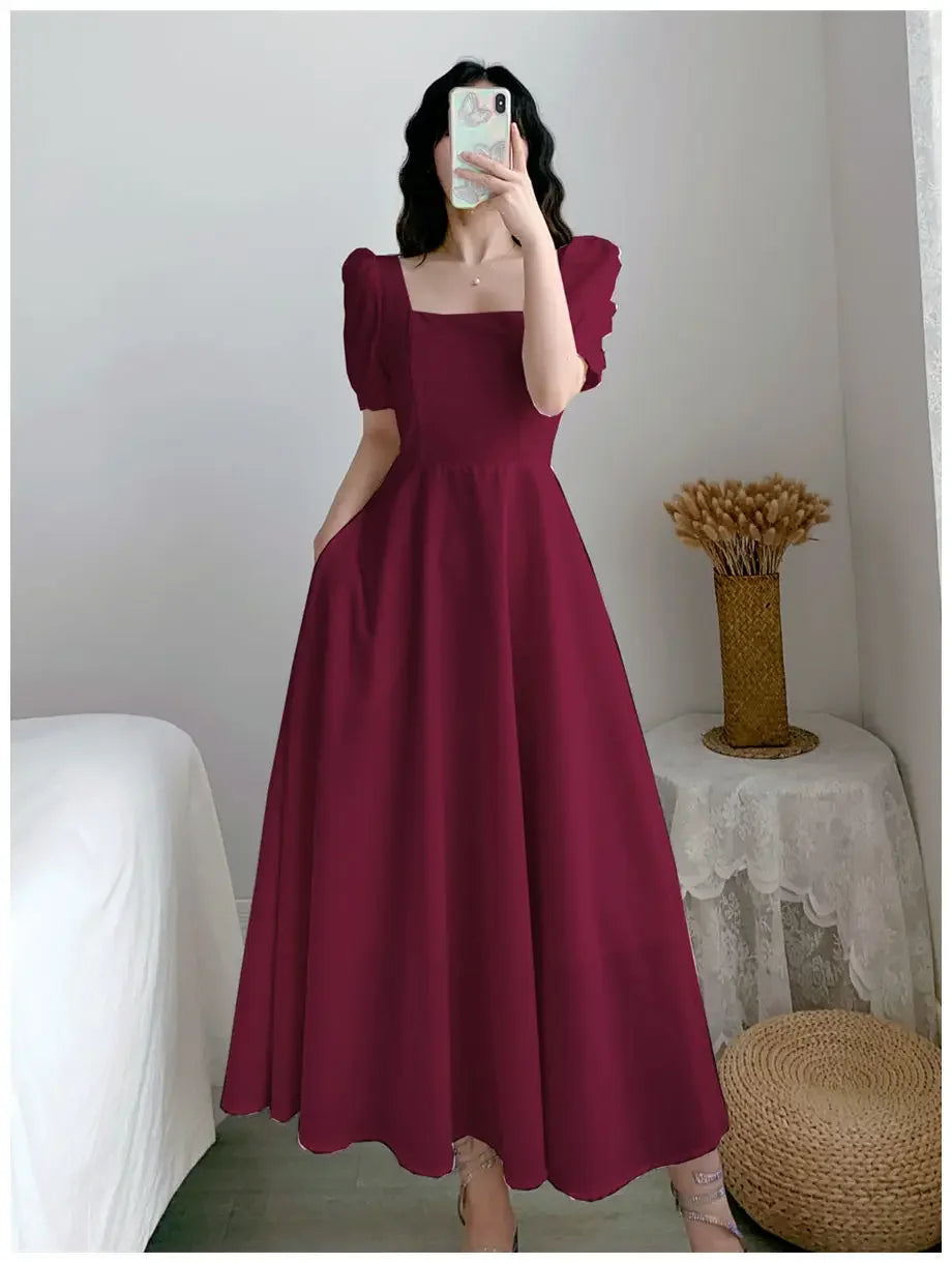 Women Light Wind Style Long Skirt Korean Style