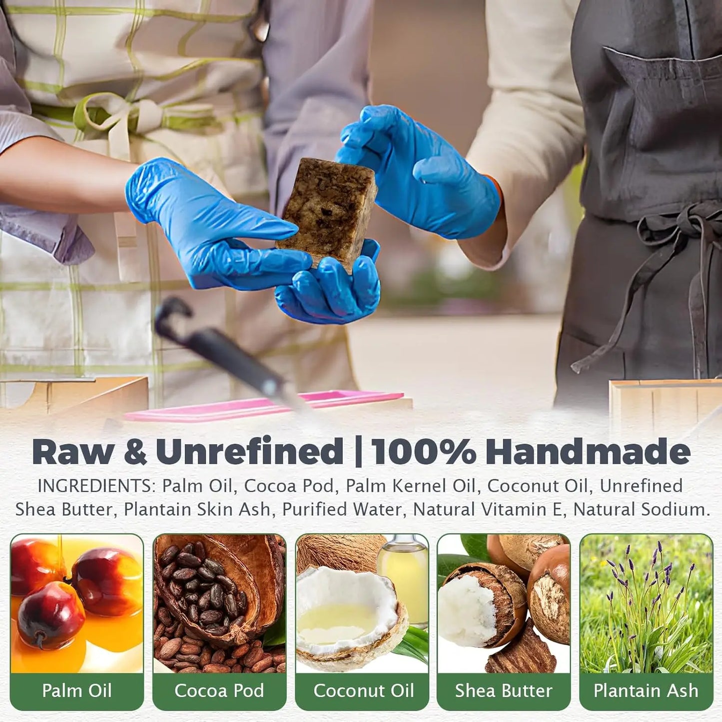 Raw African Black Soap for Oily Skin