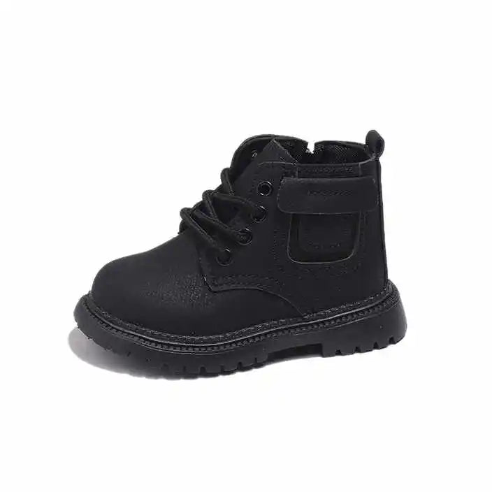Leather Casual Comfortable Warm Kids Boots
