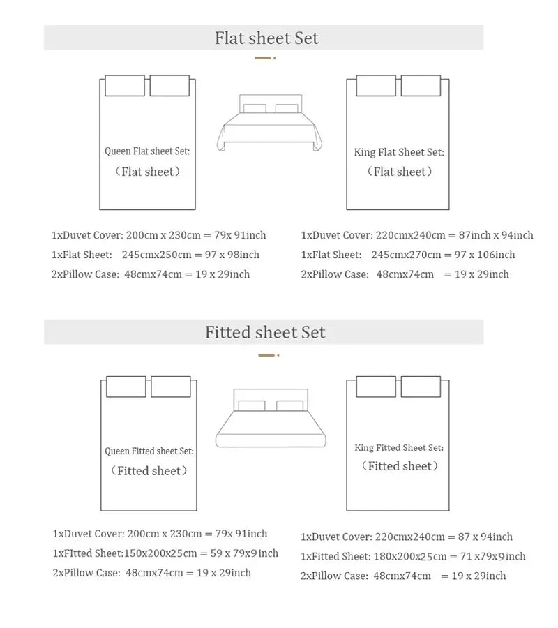 Vintage Flowers Print Ruffle Bedding Set