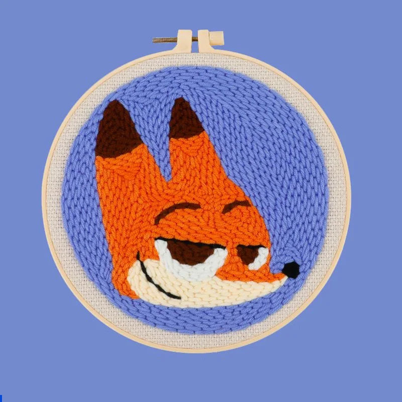 DIY Craft Punch Needle Embroidery Kits Sewing Kit Needlework Cross Stitch for Beginner Magic Pock Pen Set Home Painting Decor